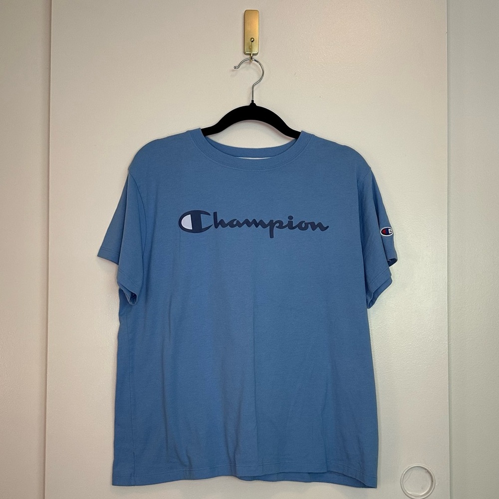 Champion Blue Short Sleeve Tee
